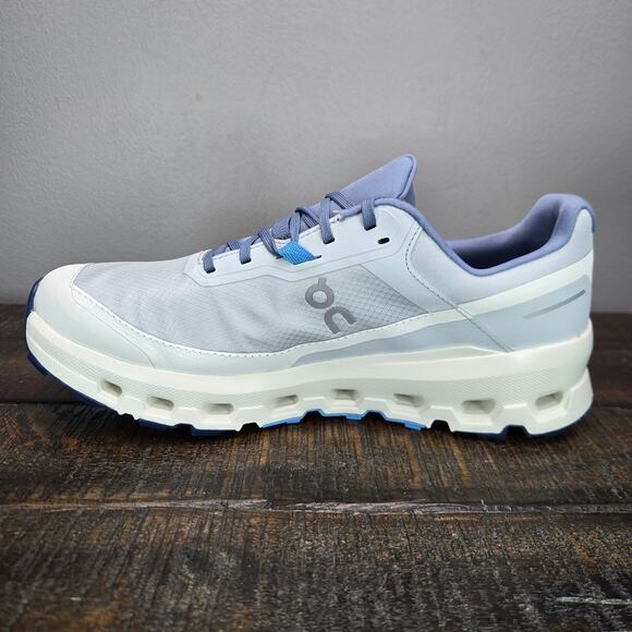 NEW ON Cloudvista 2 Waterproof Womens Size 8.5 Running Shoes Sneakers White Blue - Picture 6 of 12